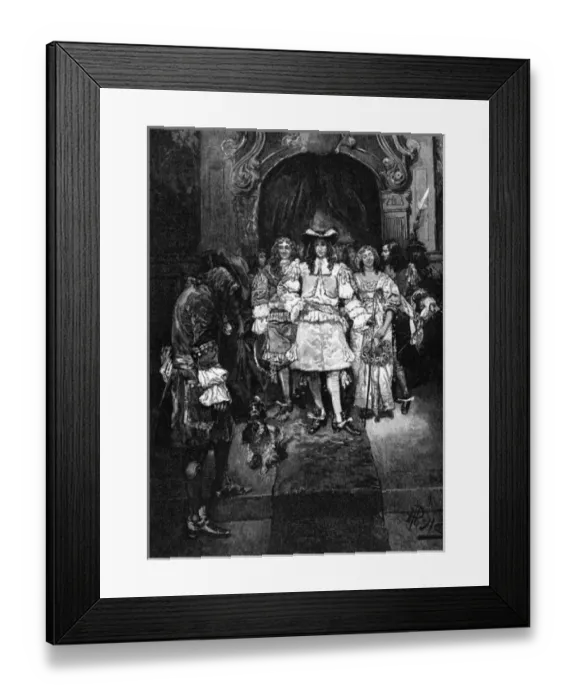 Framed Print : William Penn & James II Framed Print : William Penn & James II