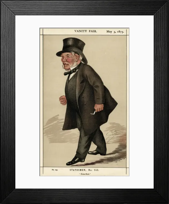 Framed Print : Isaac Butt / Vanity Fair Framed Print : Isaac Butt / Vanity Fair