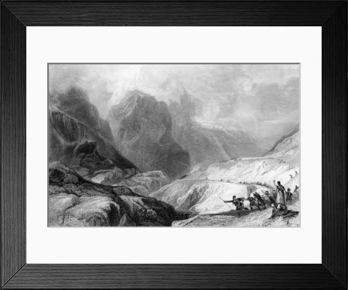 Framed Print : Massacre at Glencoe Framed Print : Massacre at Glencoe