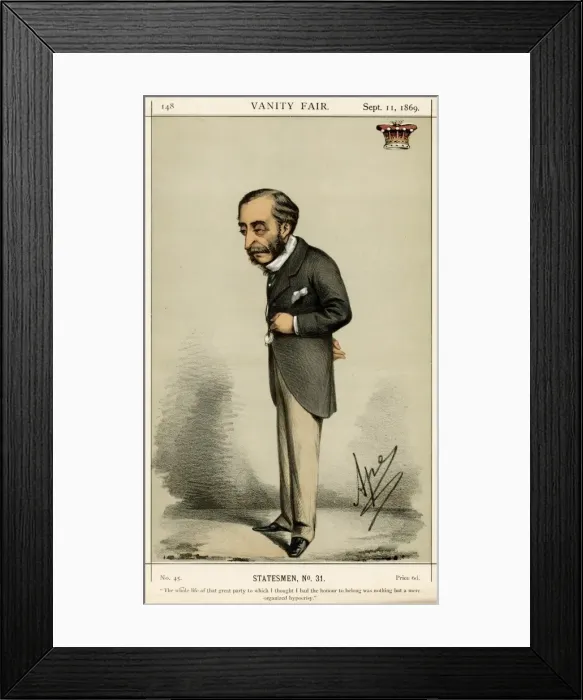 Framed Print : Henry 4th Earl Carnarvon Framed Print : Henry 4th Earl Carnarvon