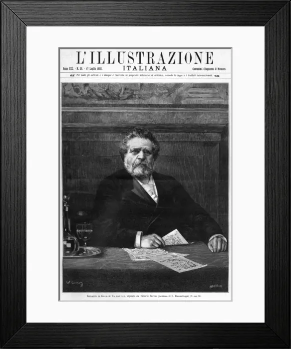 Framed Print : Giosue Carducci / Corcos Framed Print : Giosue Carducci / Corcos