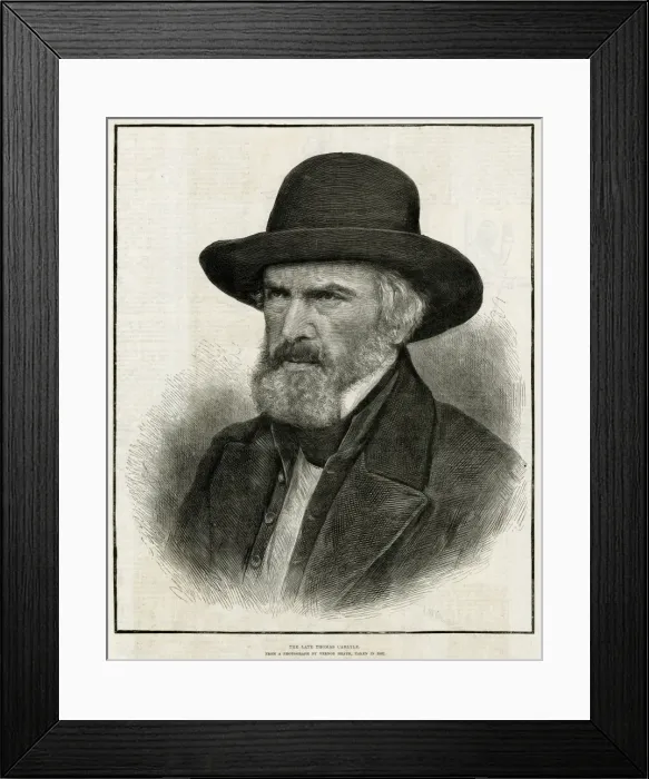 Framed Print : Thomas Carlyle Framed Print : Thomas Carlyle