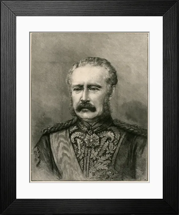 Framed Print : Gen C Gordon / R Taylor En Framed Print : Gen C Gordon / R Taylor En
