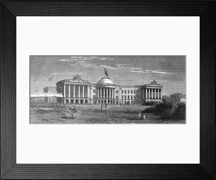 Framed Print : Calcutta / Government Hse Framed Print : Calcutta / Government Hse