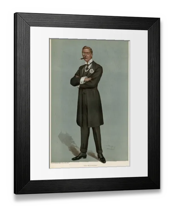 Framed Print : Austen Chamberlain / 1899 Framed Print : Austen Chamberlain / 1899