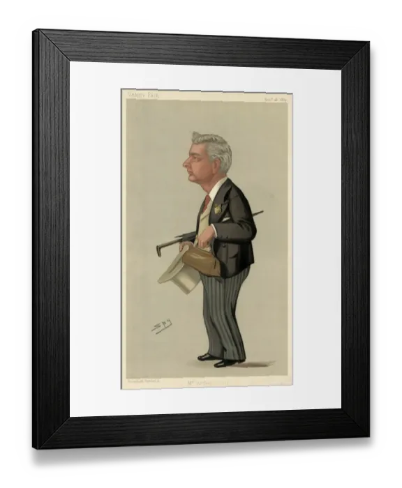Framed Print : Arthur Cecil / Vanity Fair Framed Print : Arthur Cecil / Vanity Fair