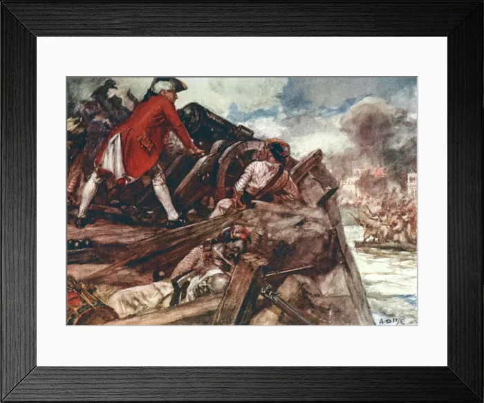 Framed Print : Clive Defends Arcot / 1751 Framed Print : Clive Defends Arcot / 1751
