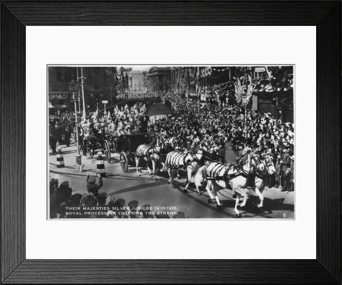 Framed Print : George V / Silver Jubilee Framed Print : George V / Silver Jubilee