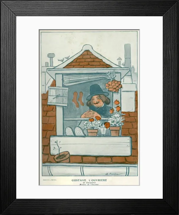 Framed Print : Gustave Charpentier Framed Print : Gustave Charpentier