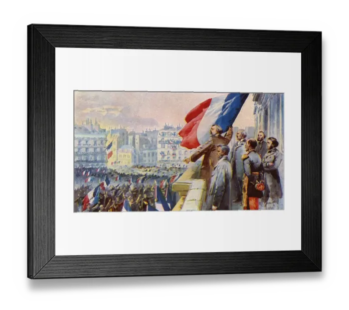 Framed Print : Proclaiming Republic Framed Print : Proclaiming Republic