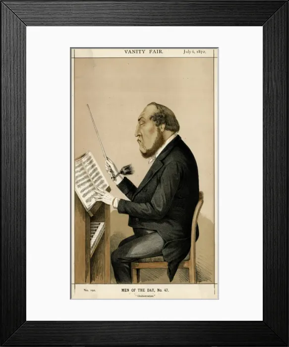 Framed Print : Costa / Vanity Fair 1872 Framed Print : Costa / Vanity Fair 1872