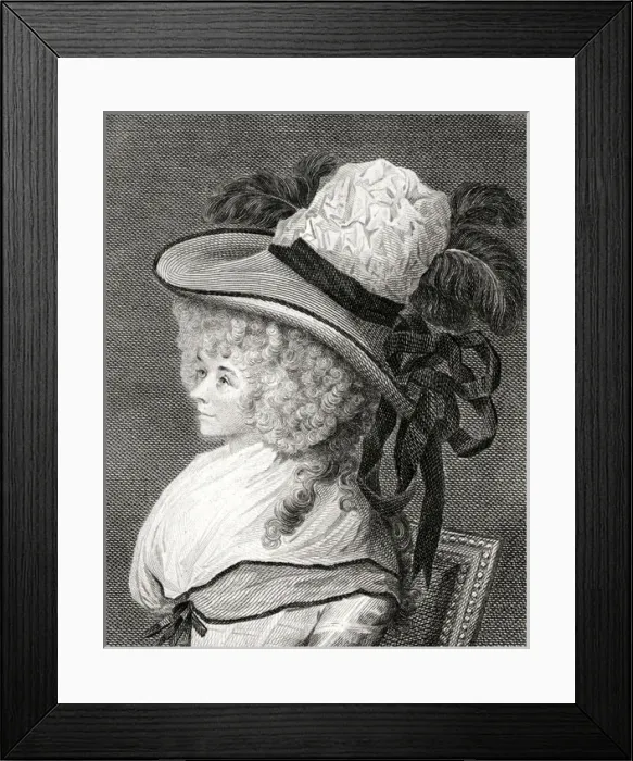 Framed Print : Hannah Cowley / Big Hat Framed Print : Hannah Cowley / Big Hat