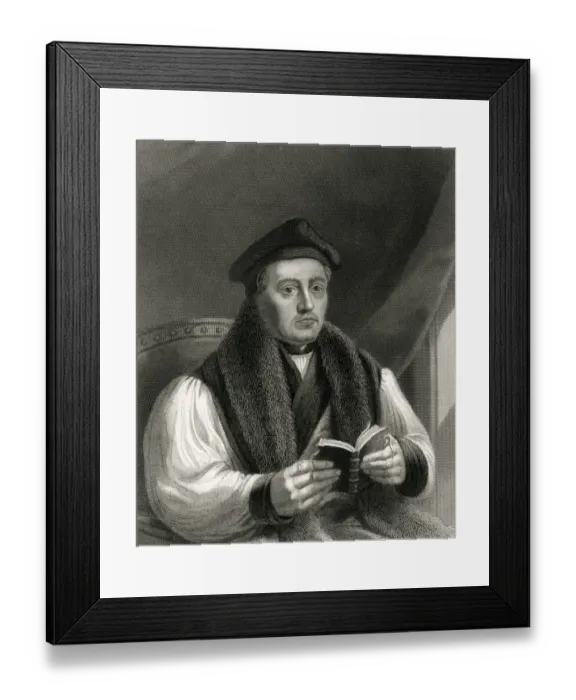 Framed Print : Thos Cranmer / W Holl Framed Print : Thos Cranmer / W Holl