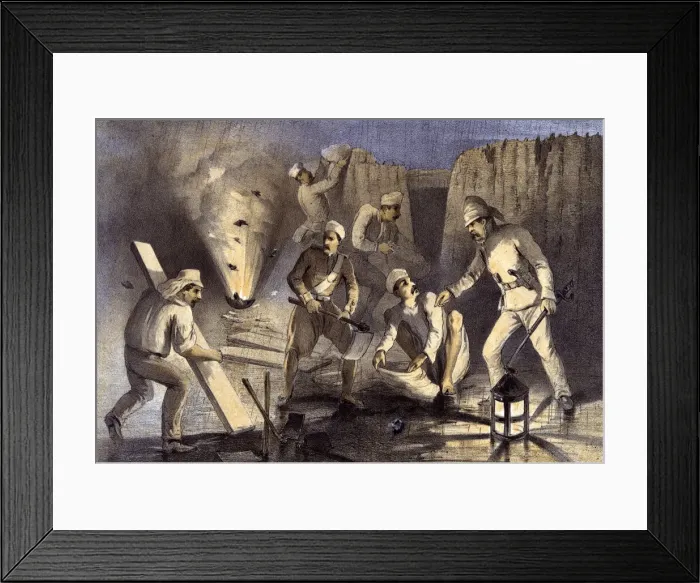 Framed Print : 1857 Mutiny / Sappers Framed Print : 1857 Mutiny / Sappers