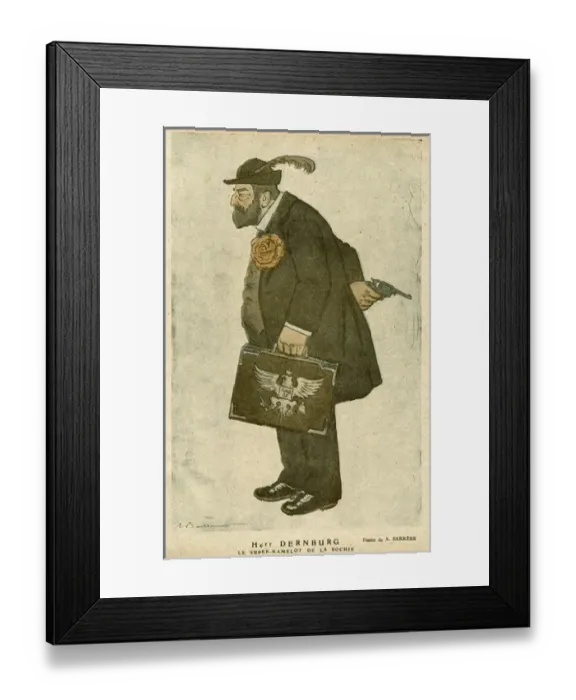 Framed Print : Bernhard Dernburg / Barrer Framed Print : Bernhard Dernburg / Barrer