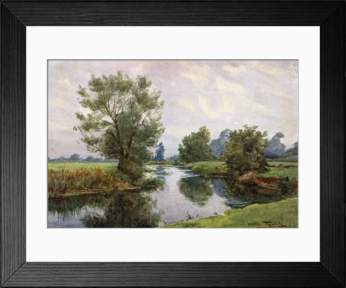Framed Print : Dorset / Stour River 1906 Framed Print : Dorset / Stour River 1906