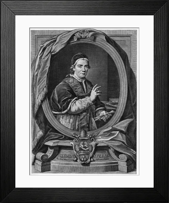 Framed Print : Clemens Xiv / Fursten Framed Print : Clemens Xiv / Fursten