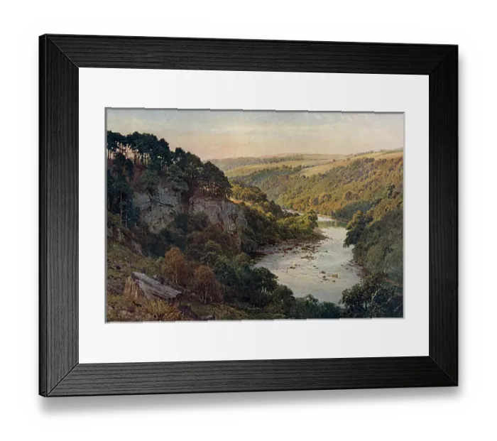 Framed Print : Cumbria / Eden River 1909 Framed Print : Cumbria / Eden River 1909