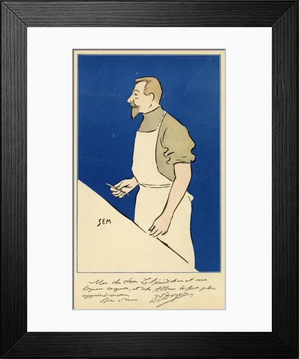 Framed Print : Eugene-Louis Doyen / Sem Framed Print : Eugene-Louis Doyen / Sem