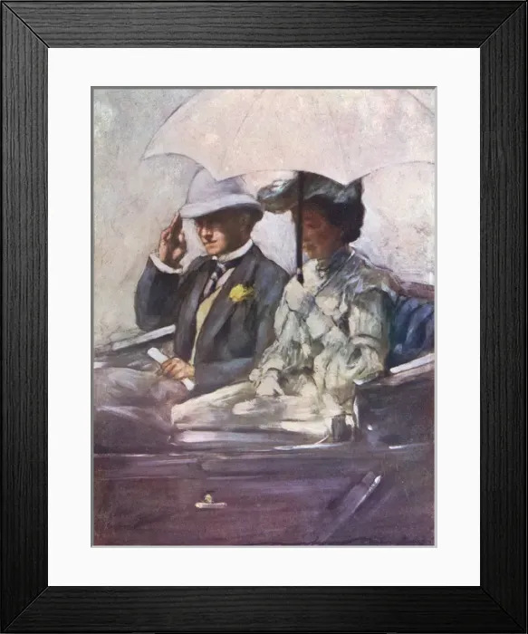 Framed Print : George Curzon / Menpes 02 Framed Print : George Curzon / Menpes 02