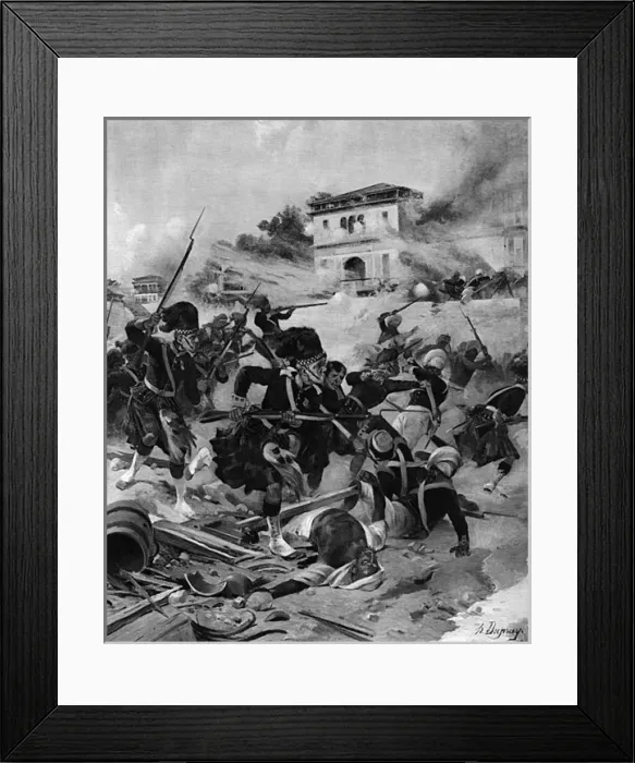 Framed Print : Indian Mutiny, Lucknow Framed Print : Indian Mutiny, Lucknow