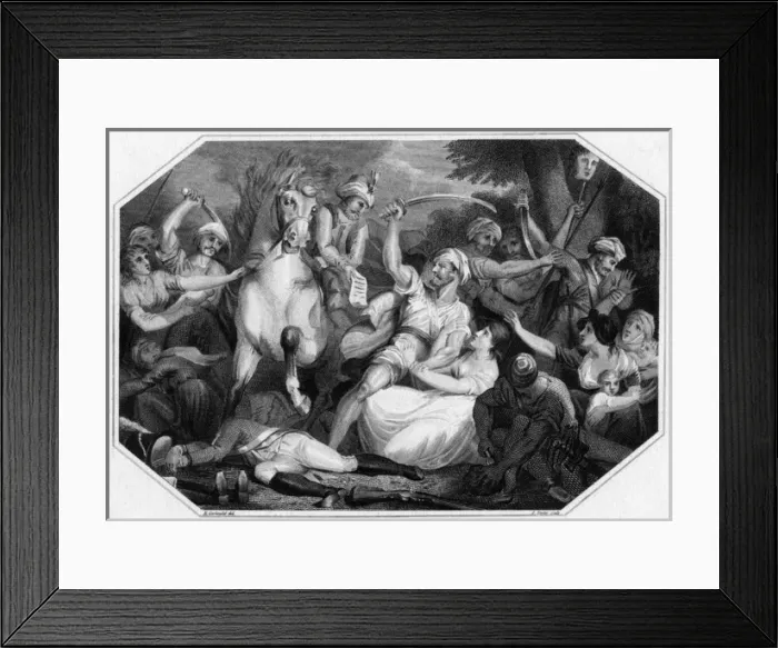 Framed Print : Massacre / Candi / 1803 Framed Print : Massacre / Candi / 1803