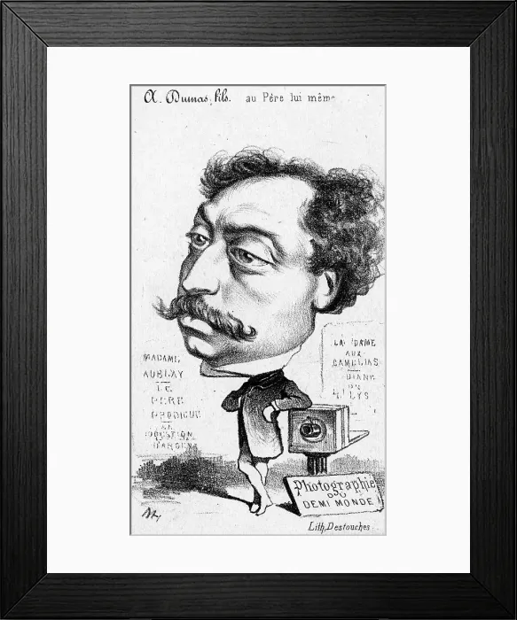 Framed Print : Dumas Fils / Photographer Framed Print : Dumas Fils / Photographer