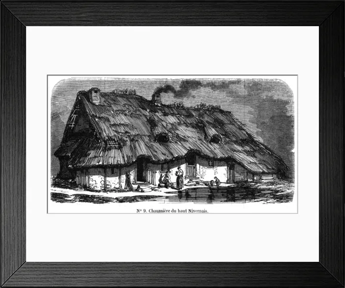 Framed Print : French Farm / Nivernais Framed Print : French Farm / Nivernais