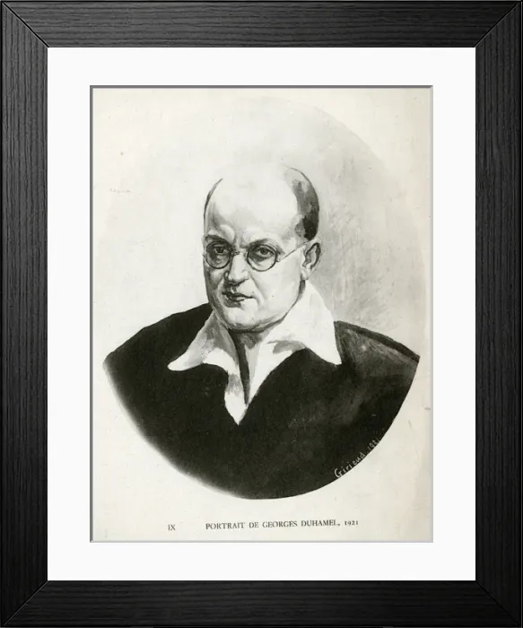 Framed Print : Georges Duhamel / Girieud Framed Print : Georges Duhamel / Girieud