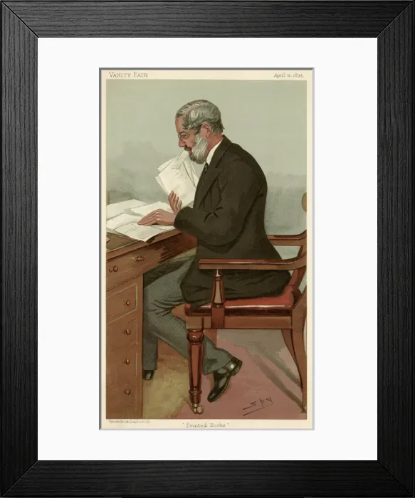 Framed Print : Richard Garnett / Vf 1895 Framed Print : Richard Garnett / Vf 1895