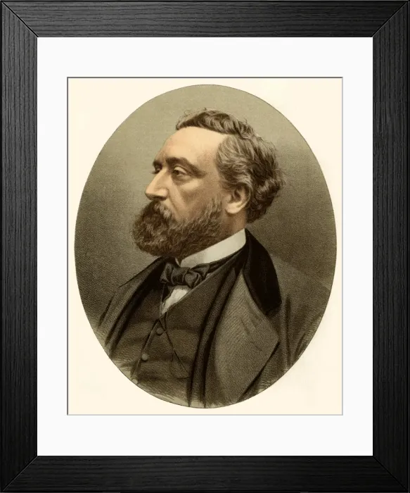 Framed Print : Gambetta / Oval / Litho Framed Print : Gambetta / Oval / Litho