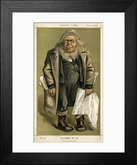 Framed Print : Horace Greeley / Vfair 72 Framed Print : Horace Greeley / Vfair 72