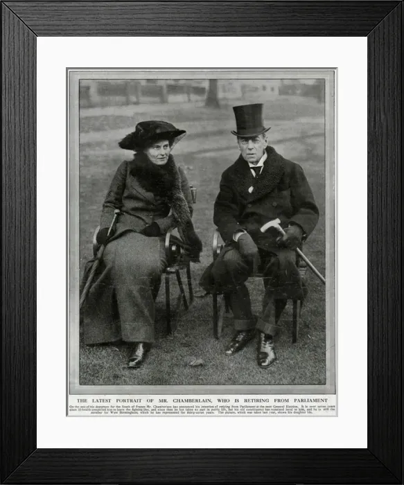 Framed Print : Chamberlain / With Dtr 14 Framed Print : Chamberlain / With Dtr 14