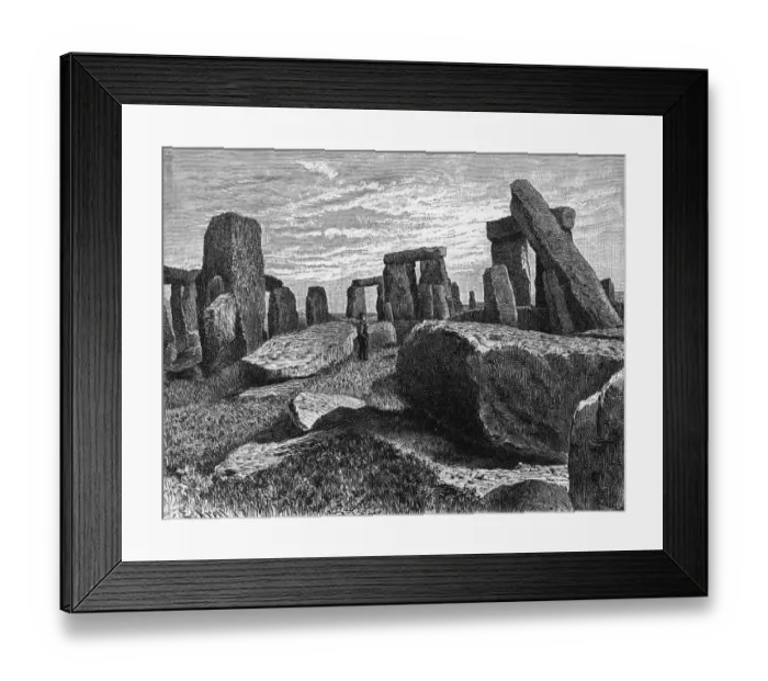 Framed Print : Amongst Stonehenge Framed Print : Amongst Stonehenge