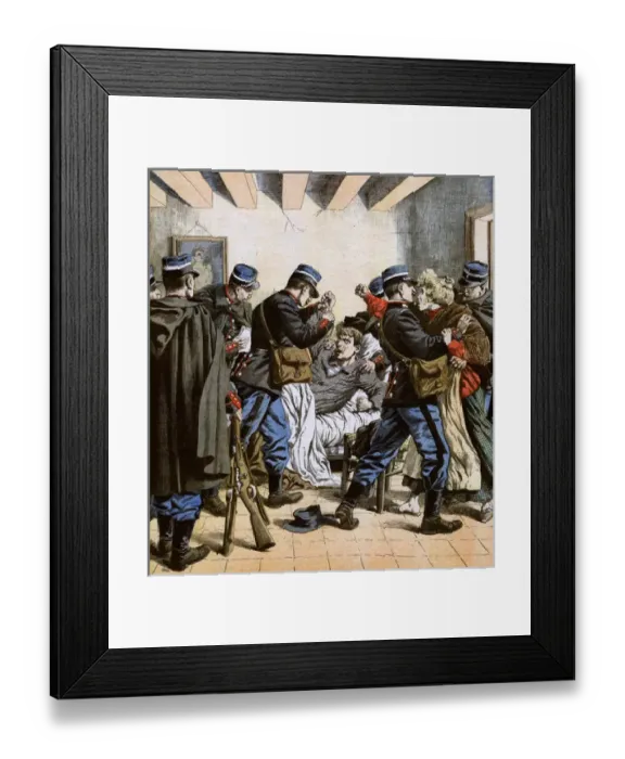 Framed Print : Arresting Strike Leaders Framed Print : Arresting Strike Leaders