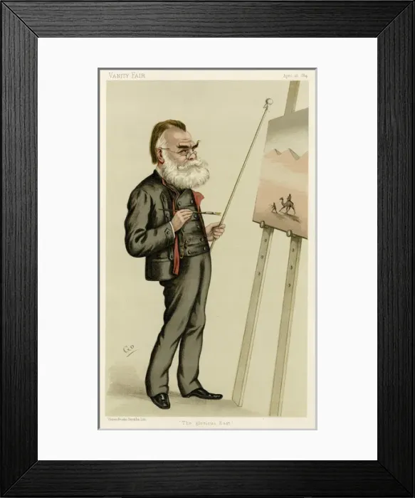Framed Print : Carl Haag, painter Framed Print : Carl Haag, painter