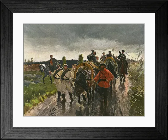 Framed Print : Rus / Jap War- Supplies Framed Print : Rus / Jap War- Supplies
