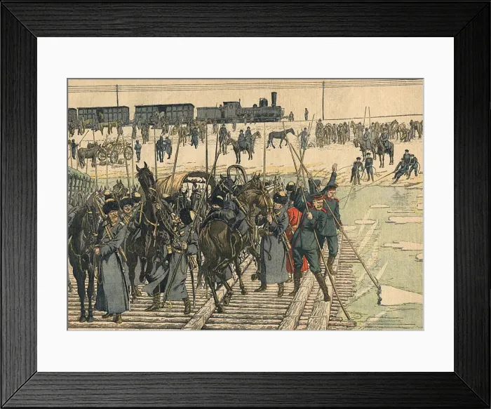 Framed Print : Rus-Jap War / Rus Cavalry Framed Print : Rus-Jap War / Rus Cavalry