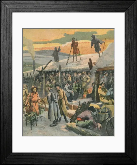 Framed Print : Rus-Jap War / Trenches Framed Print : Rus-Jap War / Trenches