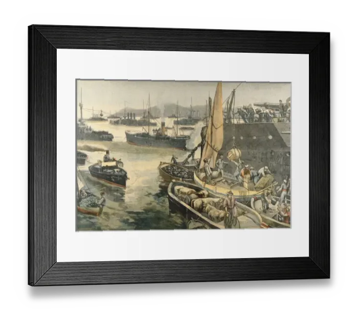 Framed Print : Rus / Jap War / at Vigo Framed Print : Rus / Jap War / at Vigo
