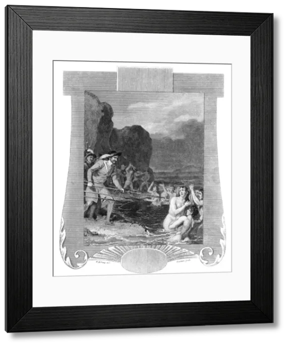 Framed Print : Protestants Drowned Framed Print : Protestants Drowned