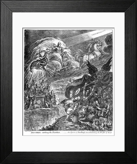 Framed Print : 1808 / Canning / Gillray Framed Print : 1808 / Canning / Gillray