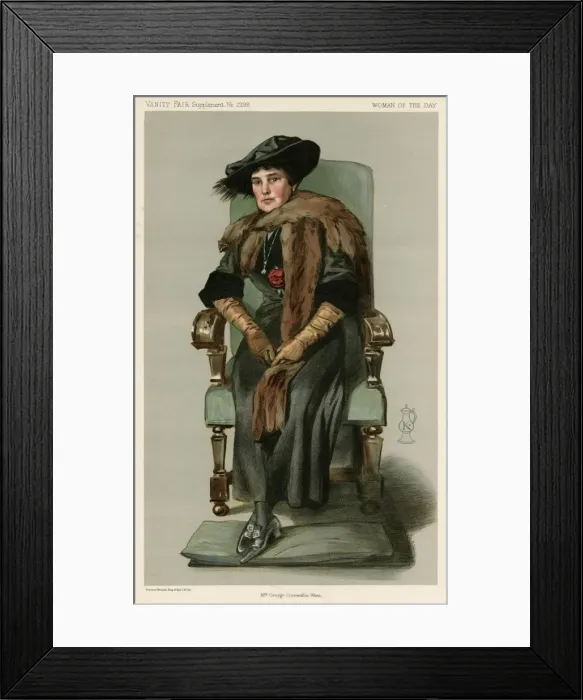 Framed Print : Jennie Churchill / Vf 1912 Framed Print : Jennie Churchill / Vf 1912