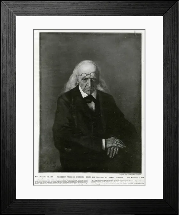 Framed Print : Cmt Mommsen / Lenbach Framed Print : Cmt Mommsen / Lenbach