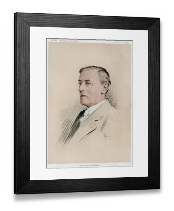 Framed Print : Woodrow Wilson / Vfair 12 Framed Print : Woodrow Wilson / Vfair 12