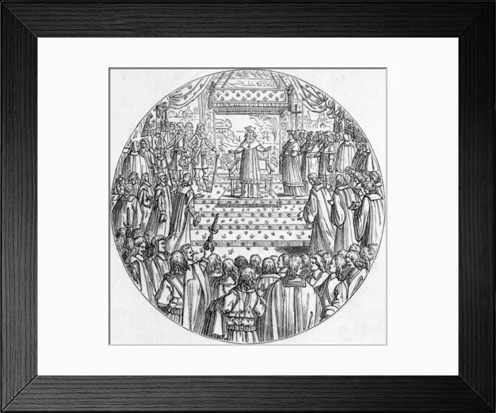 Framed Print : Cinq-Mars Convicted 1642 Framed Print : Cinq-Mars Convicted 1642