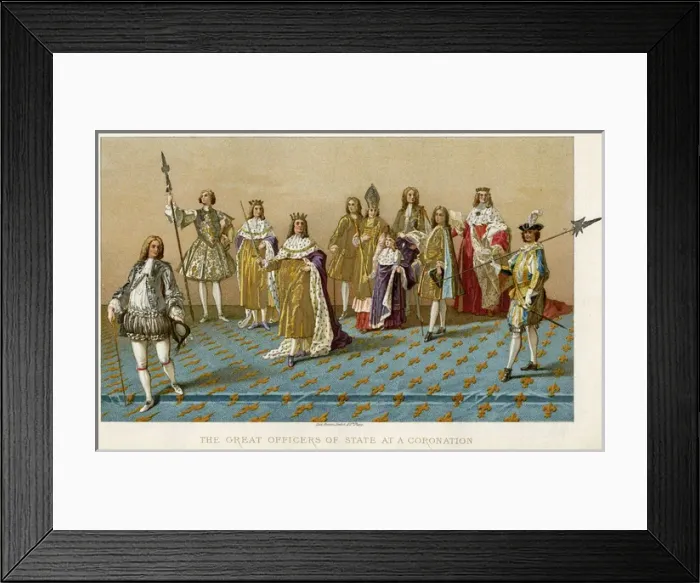 Framed Print : Coronation of Louis XV Framed Print : Coronation of Louis XV