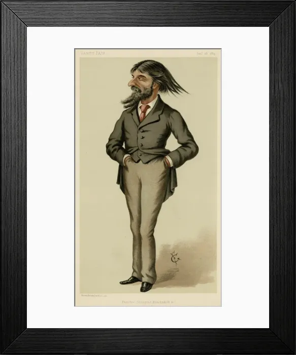 Framed Print : Sir Hubert von Herkomer, painter Framed Print : Sir Hubert von Herkomer, painter