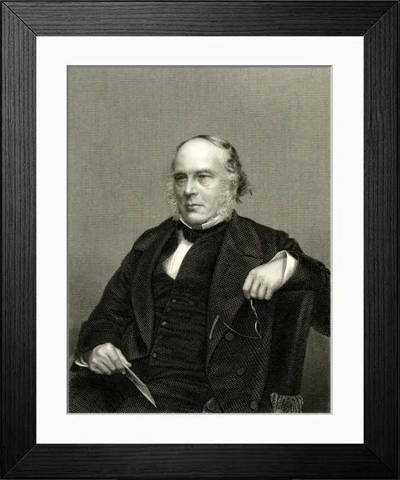 Framed Print : Sir Rowland Hill / Anon En Framed Print : Sir Rowland Hill / Anon En