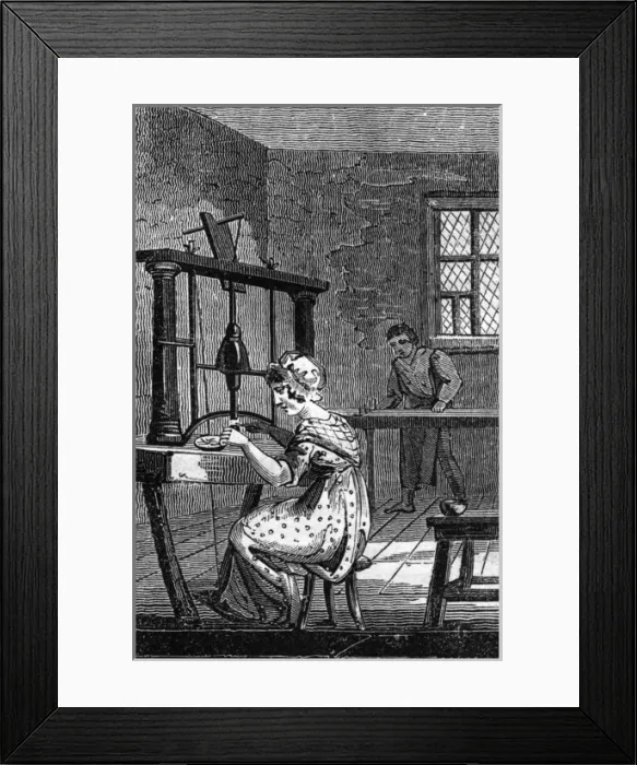 Framed Print : Pin Maker 1827 Framed Print : Pin Maker 1827